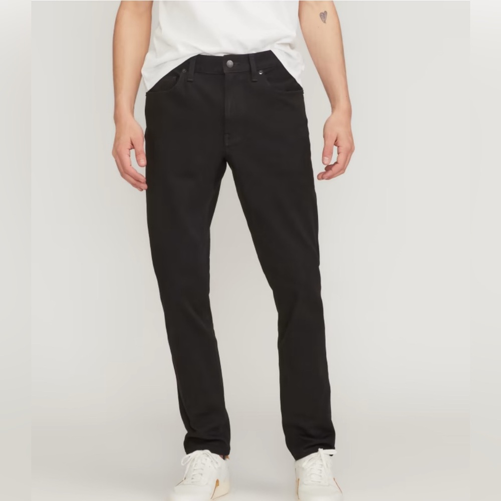 NWT 36x34 The Slim 4-Way Stretch Organic Jean | Uniform Black